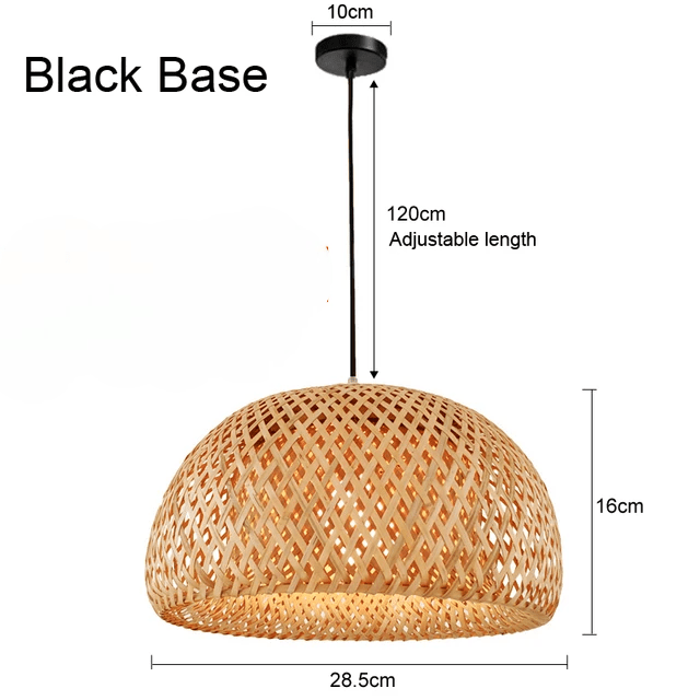 LumaWeave Bamboo Lampshade Eco Friendly Home Lighting