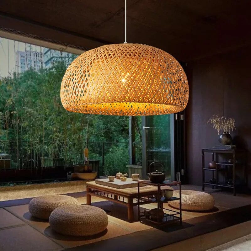 LumaWeave Bamboo Lampshade Eco Friendly Home Lighting