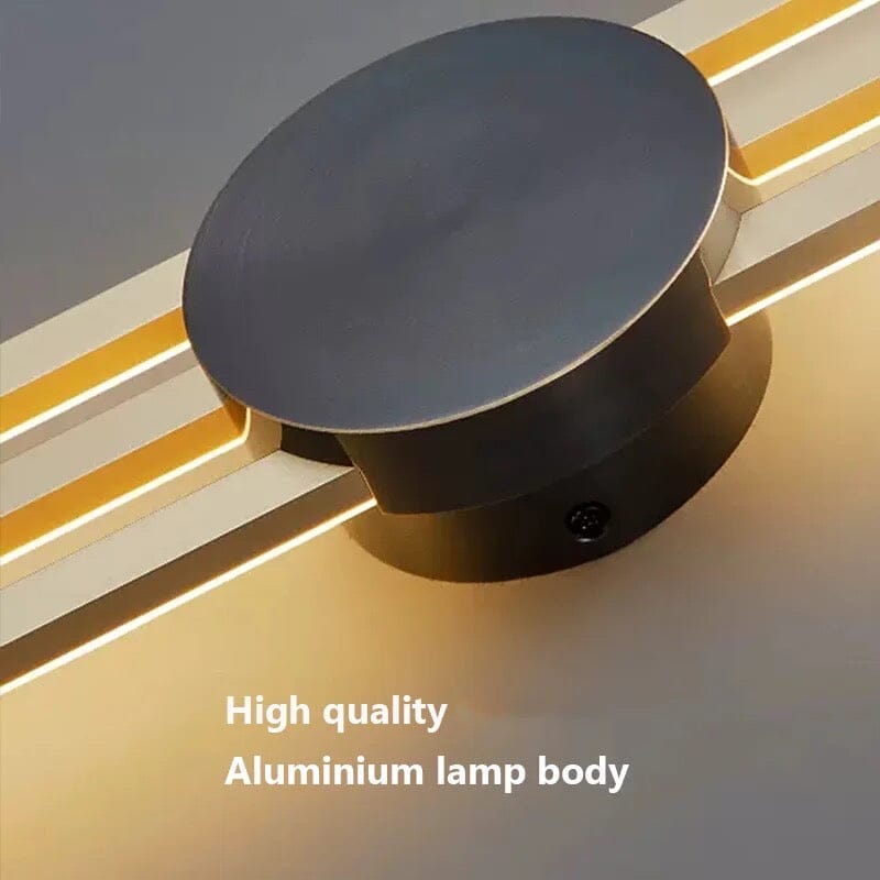 NovaLeaf Copper Wall Light Minimalist Bedside Lamp Crafted