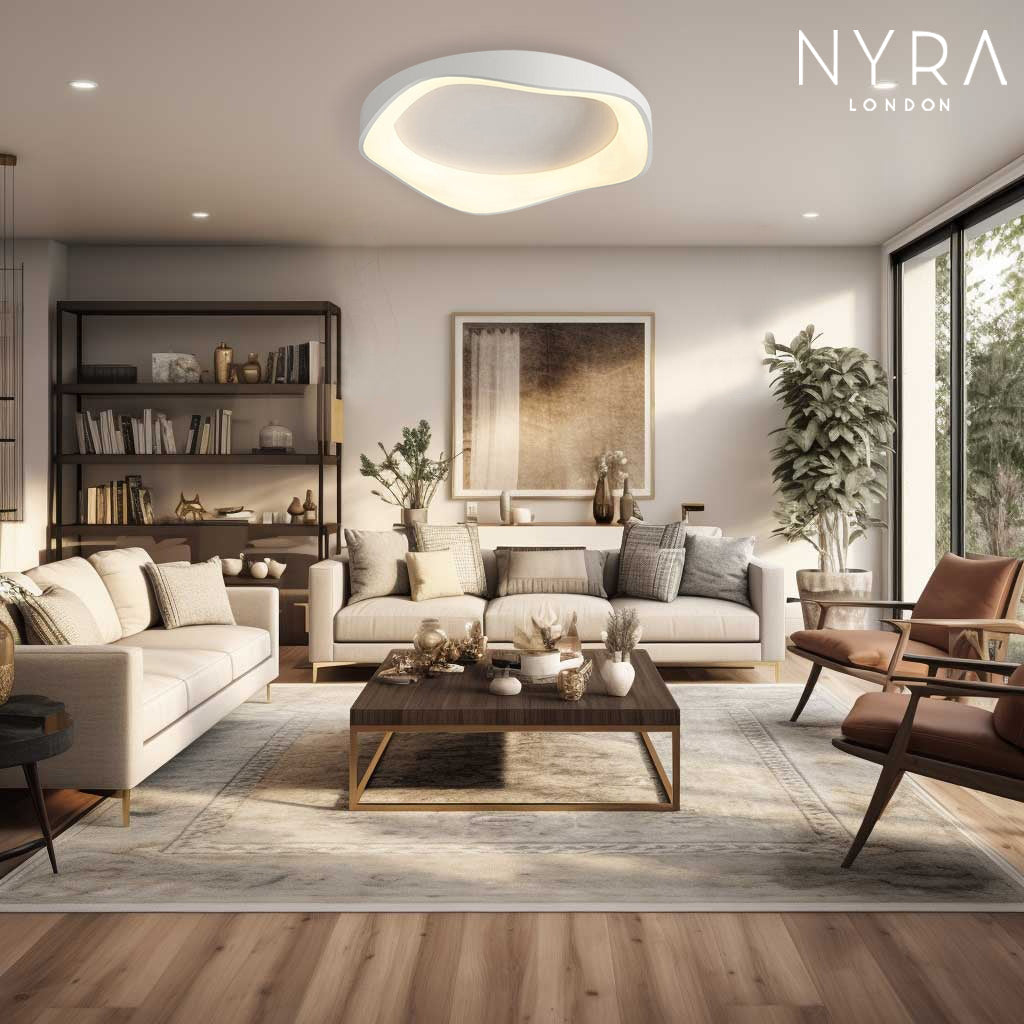 NovaGlow Tri-Color Ceiling Wall Light With Remote Control