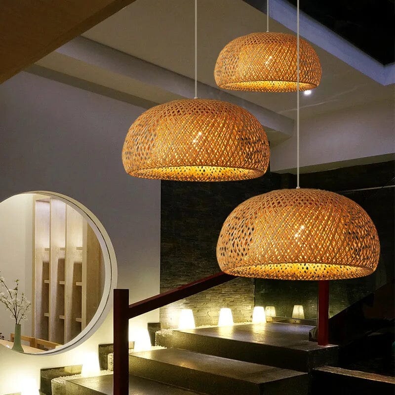 LumaWeave Bamboo Lampshade Eco Friendly Home Lighting