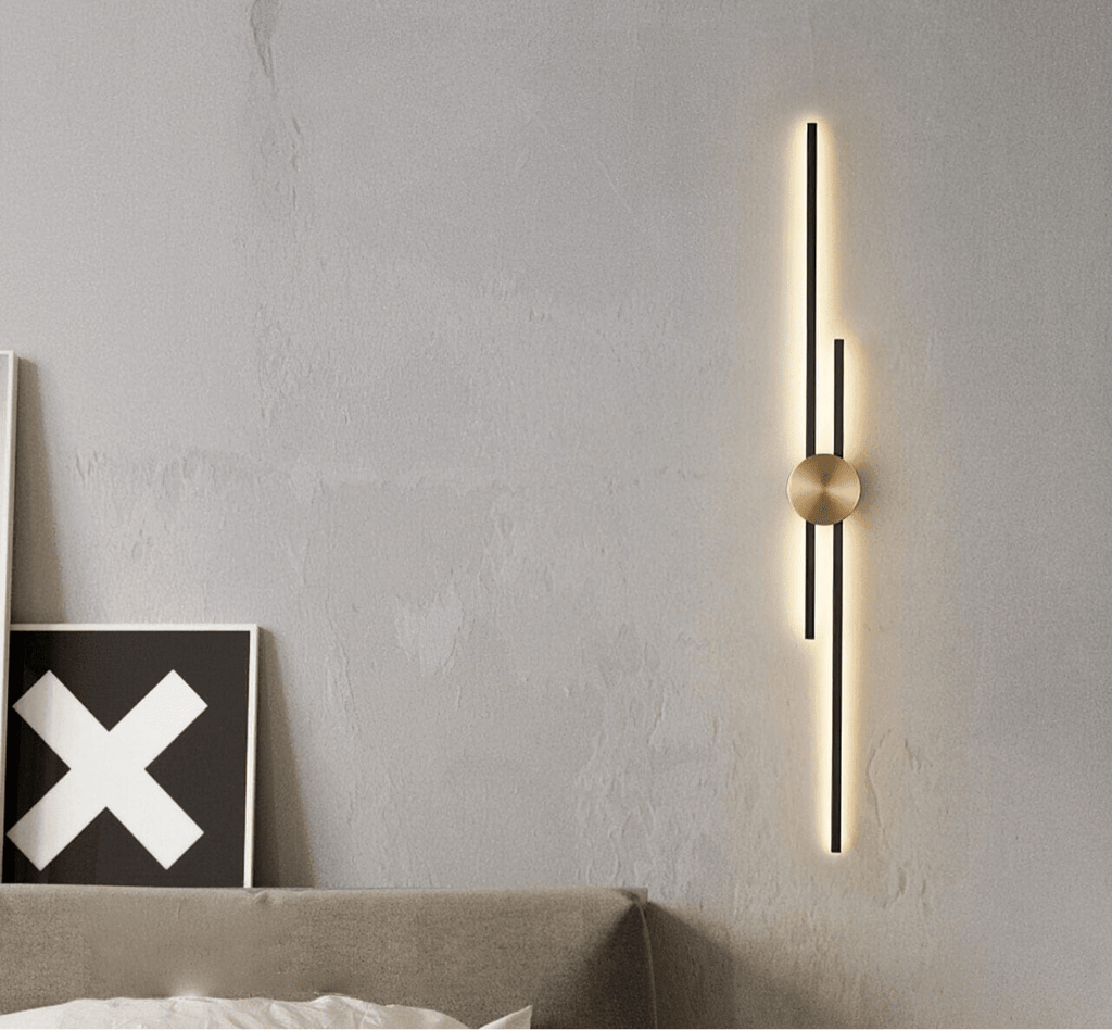 NovaLeaf Copper Wall Light Minimalist Bedside Lamp Crafted