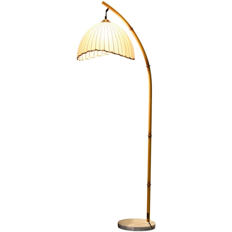 Aurelia Bamboo Floor Lamp for Luxury Living Rooms At Home