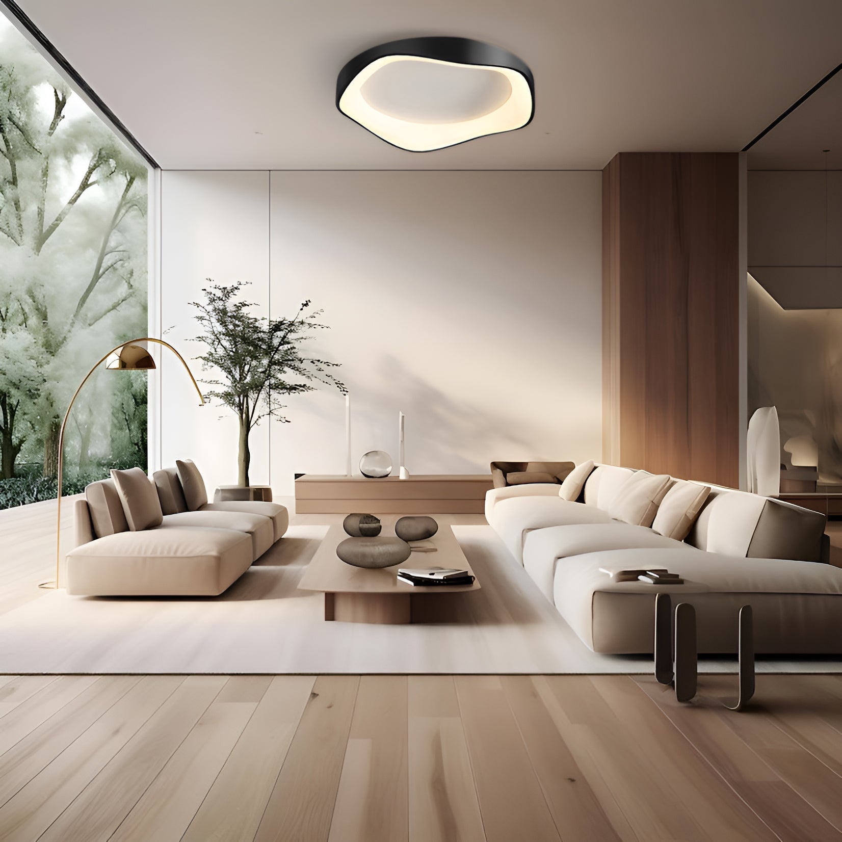 NovaGlow Tri-Color Ceiling Wall Light With Remote Control