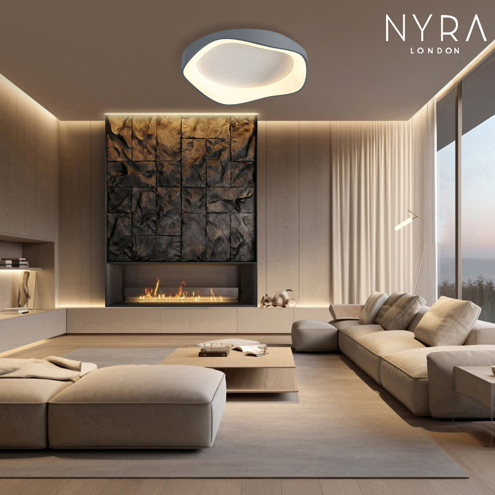 NovaGlow Tri-Color Ceiling Wall Light With Remote Control