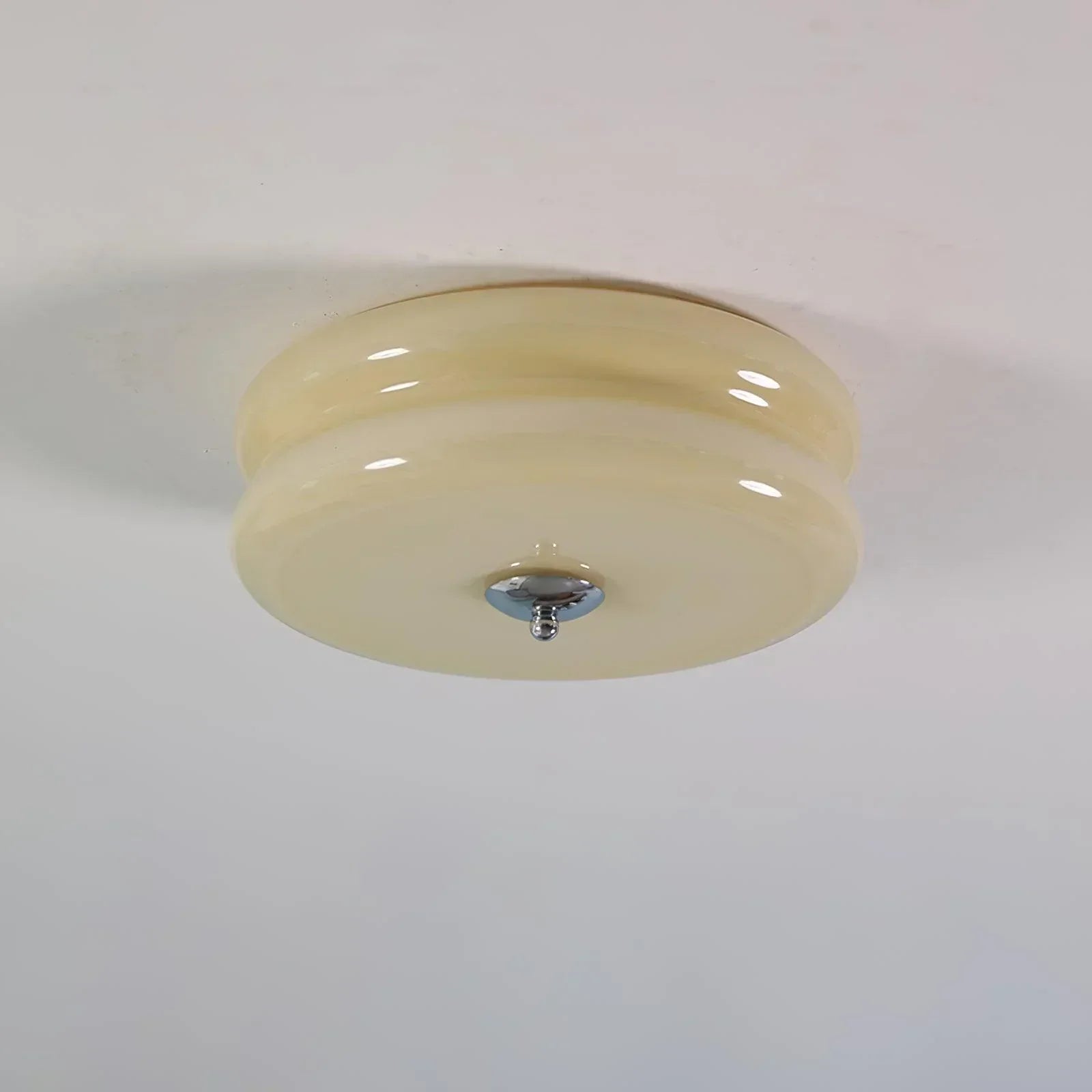 Aurora Glass Wall Sconce Diffused Warm Ambient Light