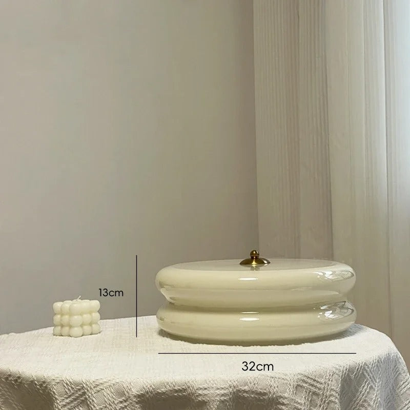 Aurora Glass Wall Sconce Diffused Warm Ambient Light