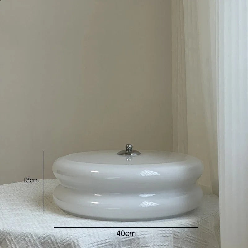 Aurora Glass Wall Sconce Diffused Warm Ambient Light