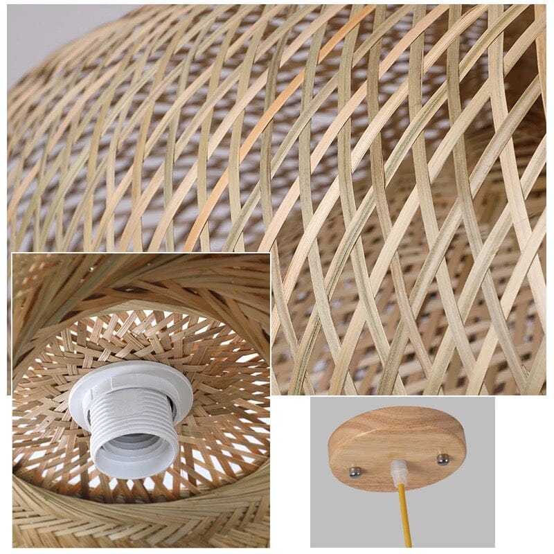 LumaWeave Bamboo Lampshade Eco Friendly Home Lighting