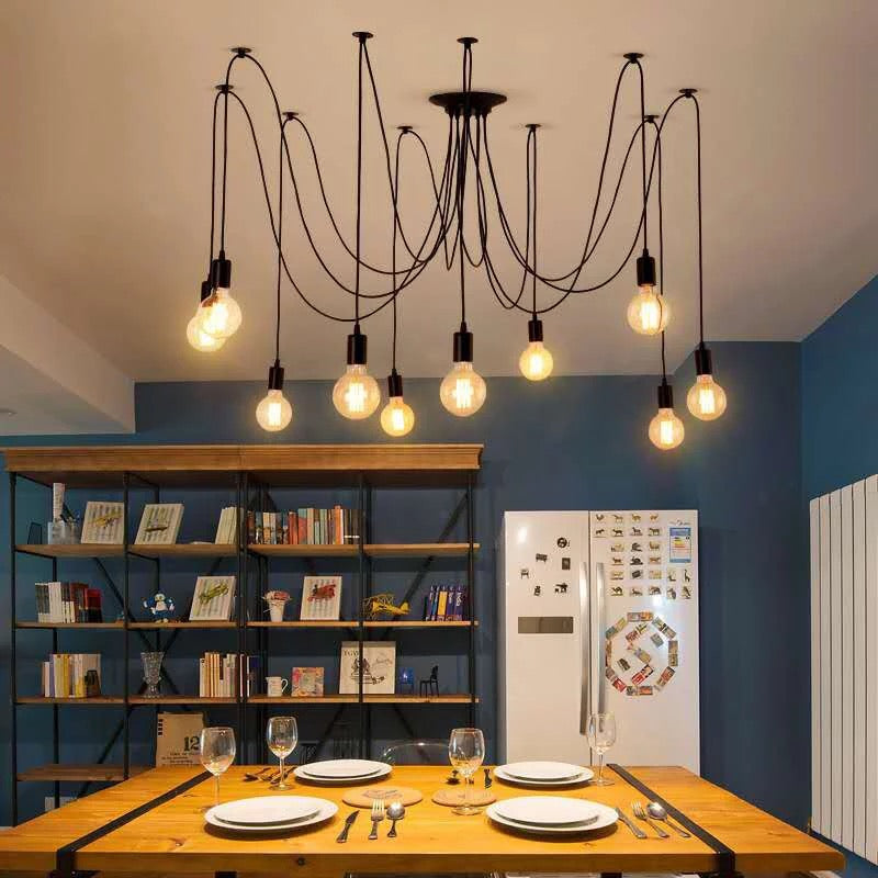 Virelle Vintage Pendant Light | Iron And Ceramic Chandelier