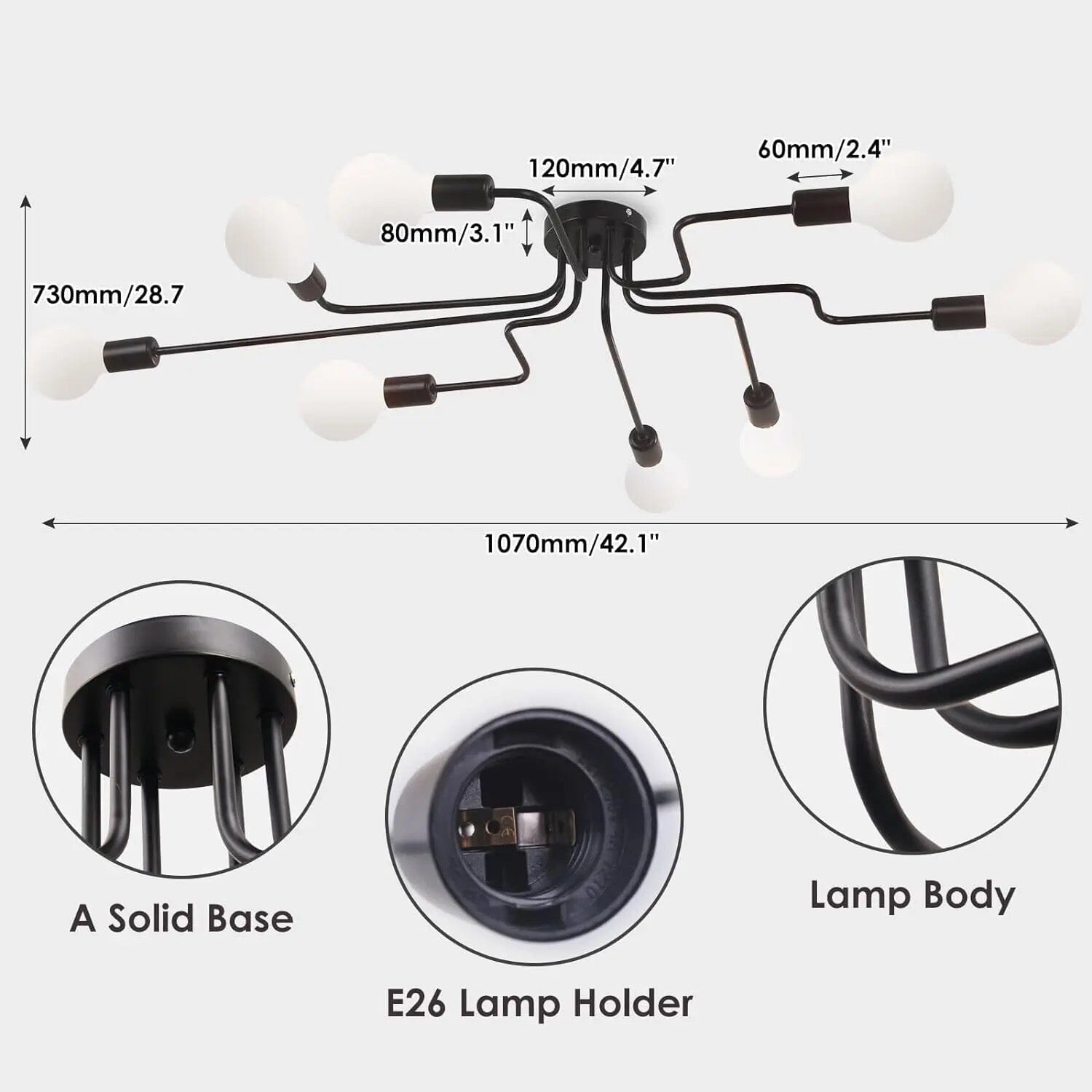NovaAztec Aluminum Lamp for Modern Interiors and Ambience