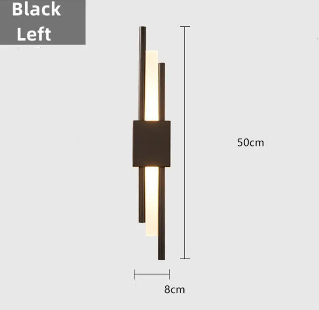AstraLux Nordic Dual Wall Lamp For Modern Living Black