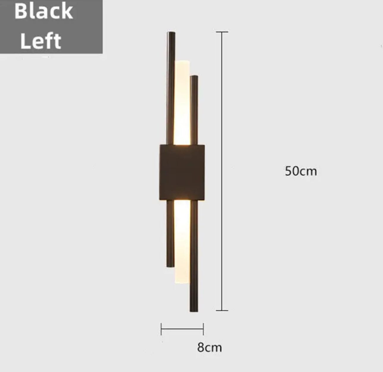 AstraLux Nordic Dual Wall Lamp For Modern Living Black