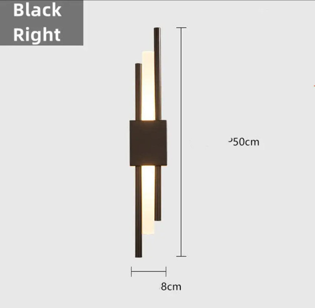 AstraLux Nordic Dual Wall Lamp For Modern Living Black