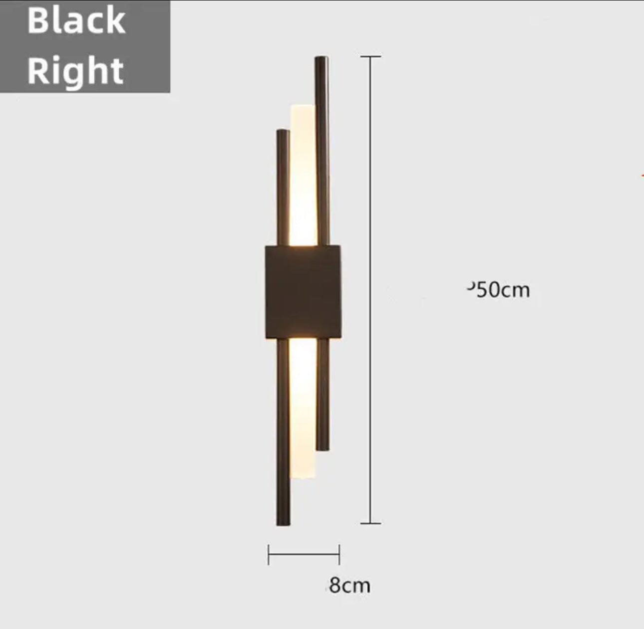 AstraLux Nordic Dual Wall Lamp For Modern Living Black