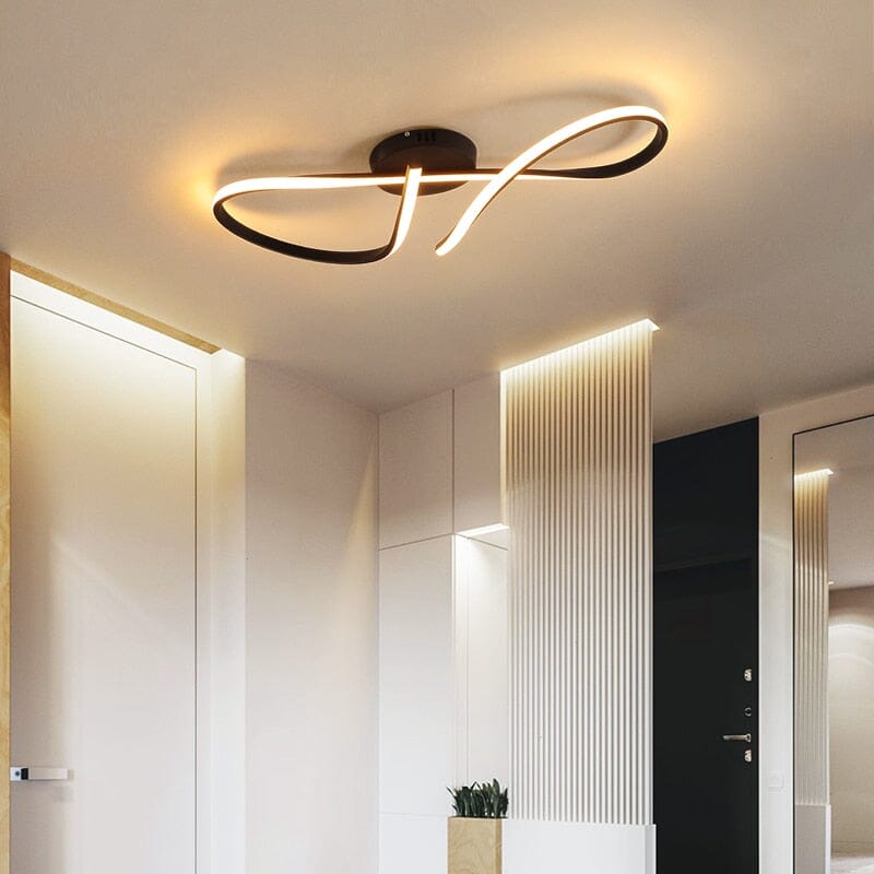 AeroBow LED Ceiling Light Modern Wrought Iron Fixture