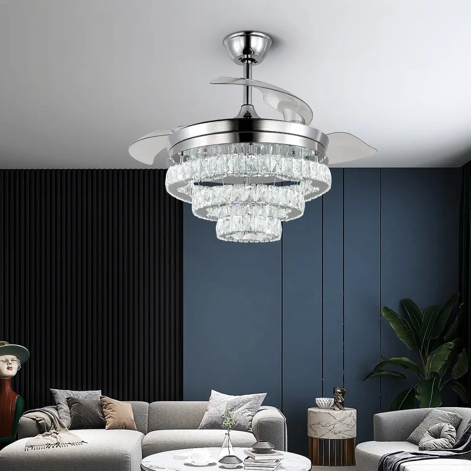 AstraLume Reversible LED Ceiling Fan With Remote Control