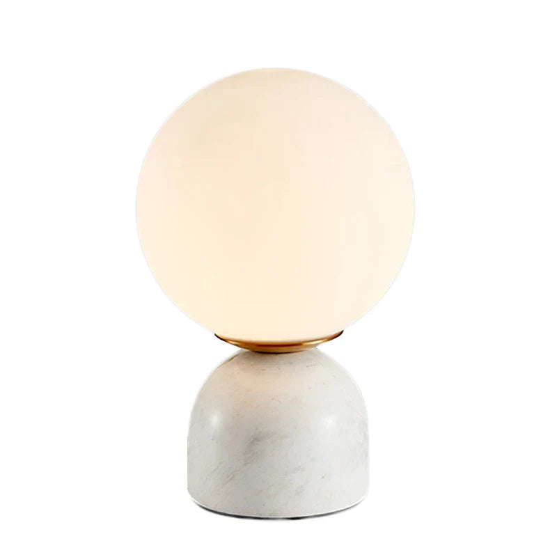 NovaLume Glass Ball Table Lamp With Ambient LED Glow