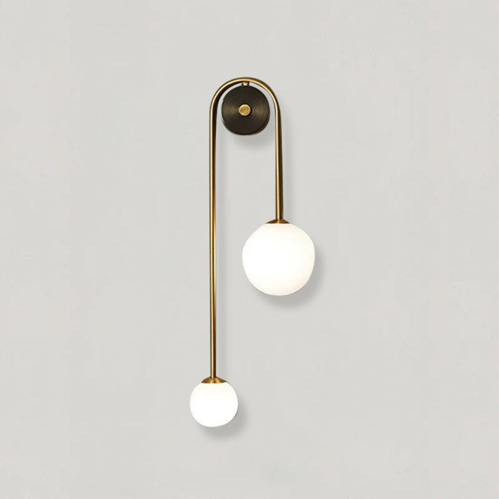 LumaSphere Glass Orb LED Wall Lamp for Modern Spaces