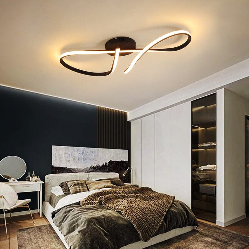 AeroBow LED Ceiling Light Modern Wrought Iron Fixture