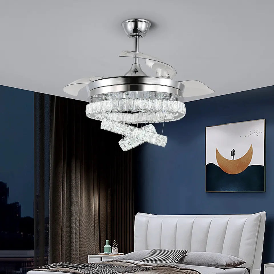 AstraLume Reversible LED Ceiling Fan With Remote Control