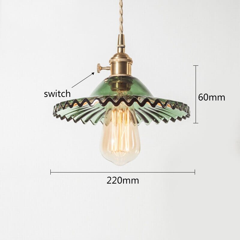 Braided York Glass Pendant Light with Exotic Vintage Charm