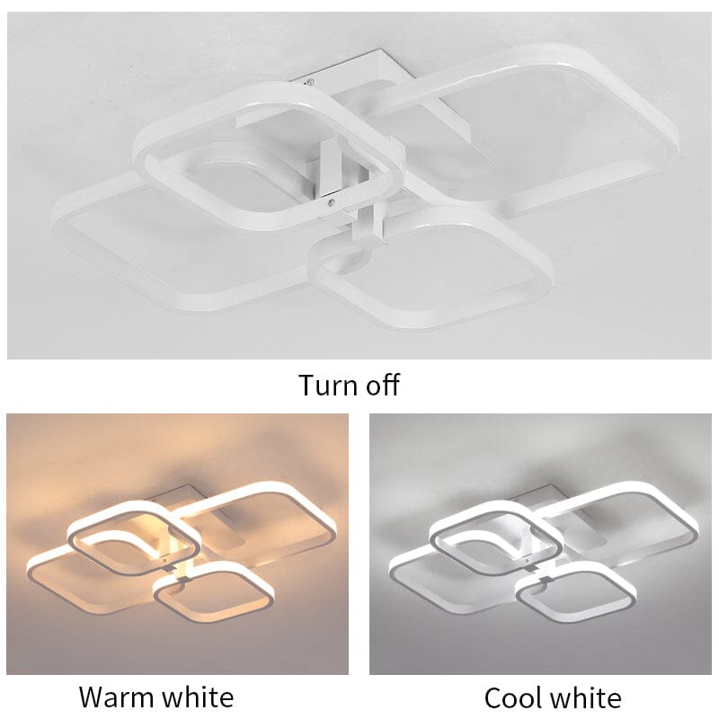 NovaLuxe Square Crystal Elegant Chandelier By Elara Studio