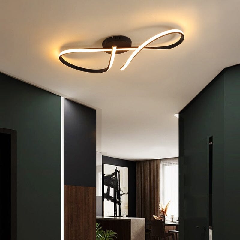 AeroBow LED Ceiling Light Modern Wrought Iron Fixture