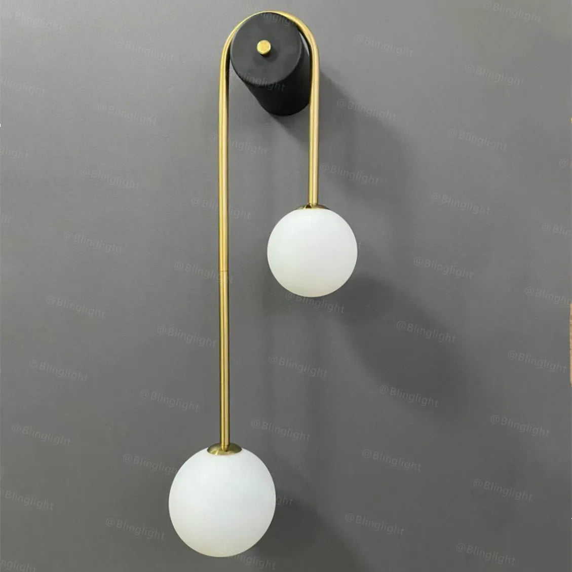 LumaSphere Glass Orb LED Wall Lamp for Modern Spaces