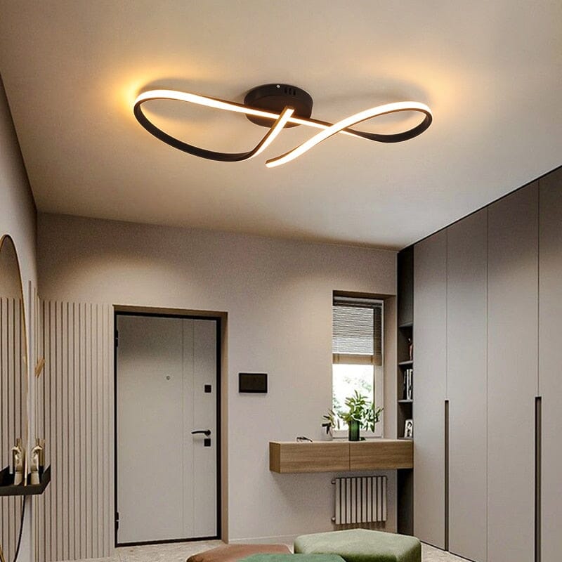 AeroBow LED Ceiling Light Modern Wrought Iron Fixture