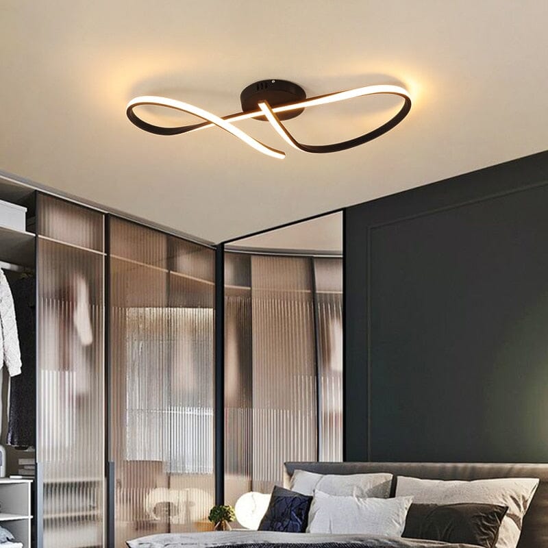 AeroBow LED Ceiling Light Modern Wrought Iron Fixture