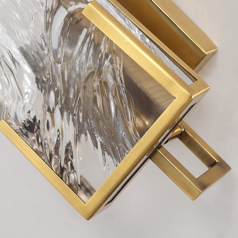 Lumira | Glamorous Gold Mini Wall Lamp with Crystals