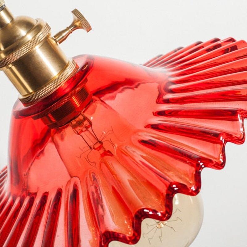 Braided York Glass Pendant Light with Exotic Vintage Charm