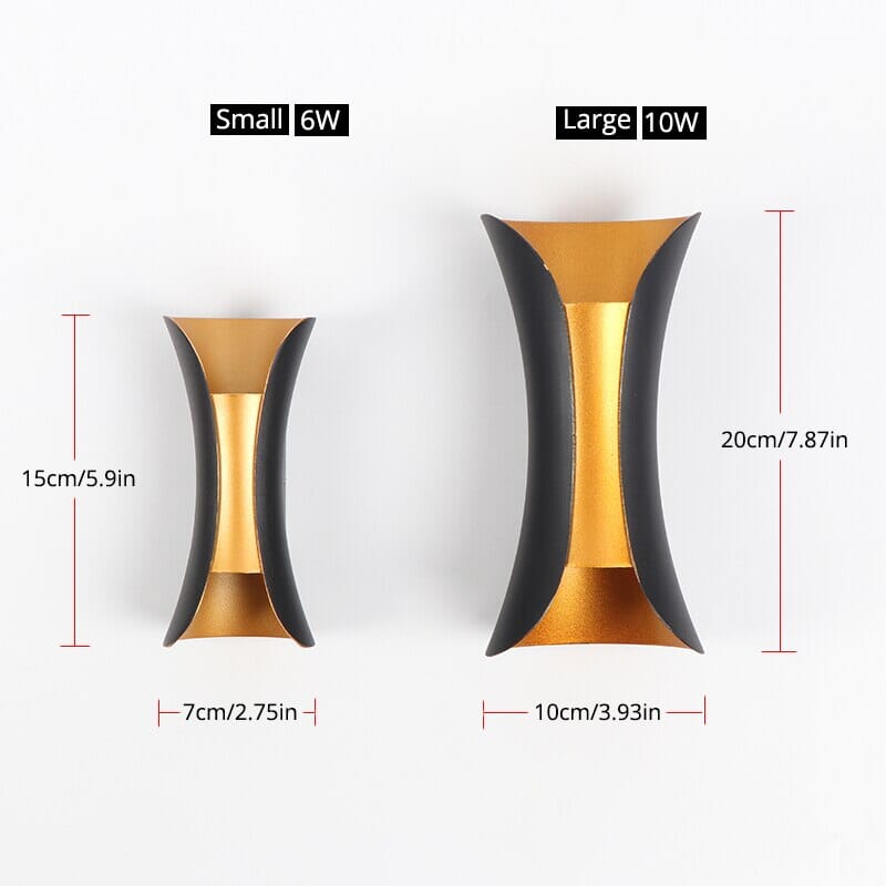 Aero Nordic Wall Lamp for Modern Living Spaces and Homes