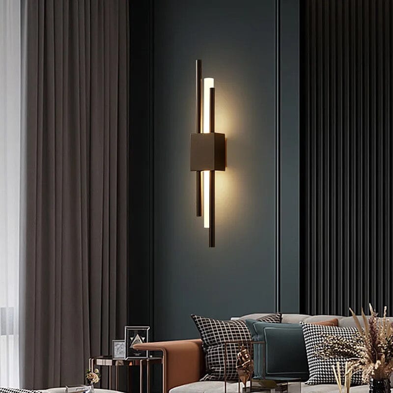 AstraLux Nordic Dual Wall Lamp For Modern Living Black
