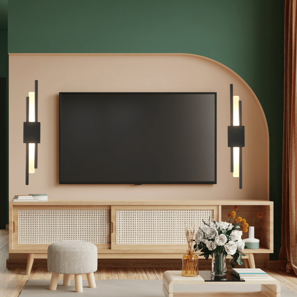 AstraLux Nordic Dual Wall Lamp For Modern Living Black