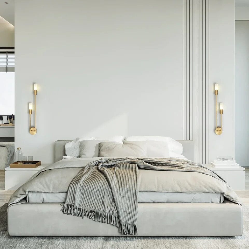 Asteron Nordic Long-Strip Wall Lamp in Copper and Aluminum