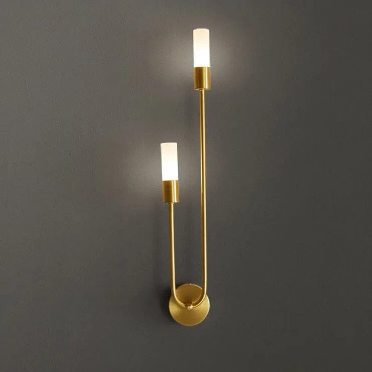 Asteron Nordic Long-Strip Wall Lamp in Copper and Aluminum