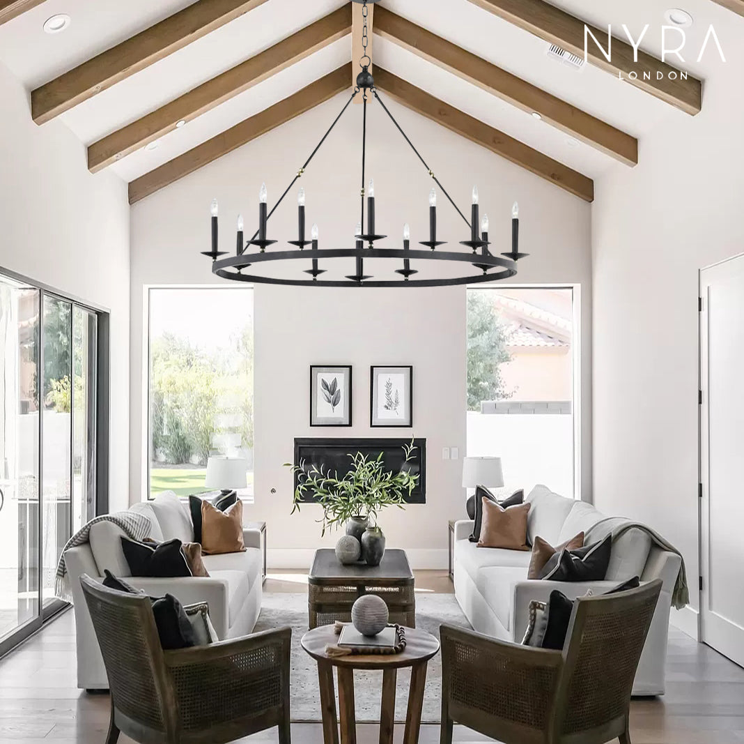 NovaHalo Circular Pendant Light for Dining Rooms and Islands