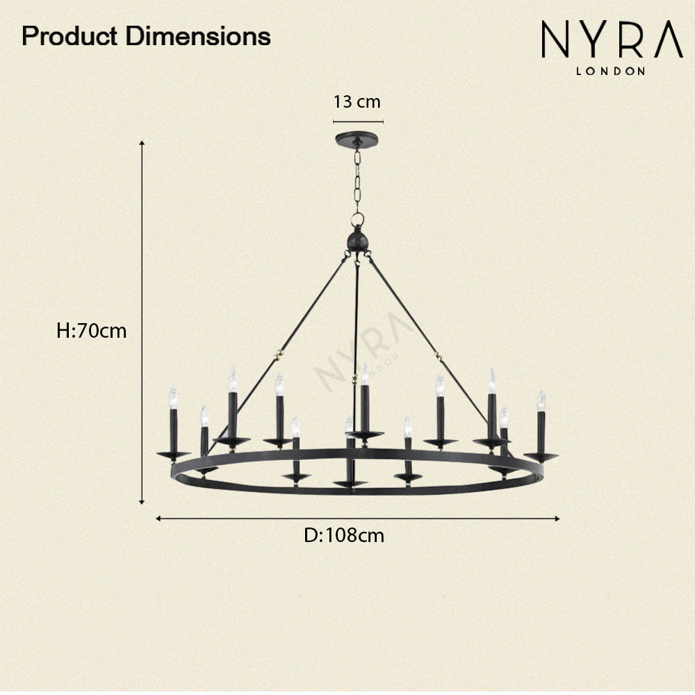 NovaHalo Circular Pendant Light for Dining Rooms and Islands