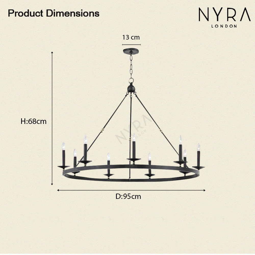 NovaHalo Circular Pendant Light for Dining Rooms and Islands