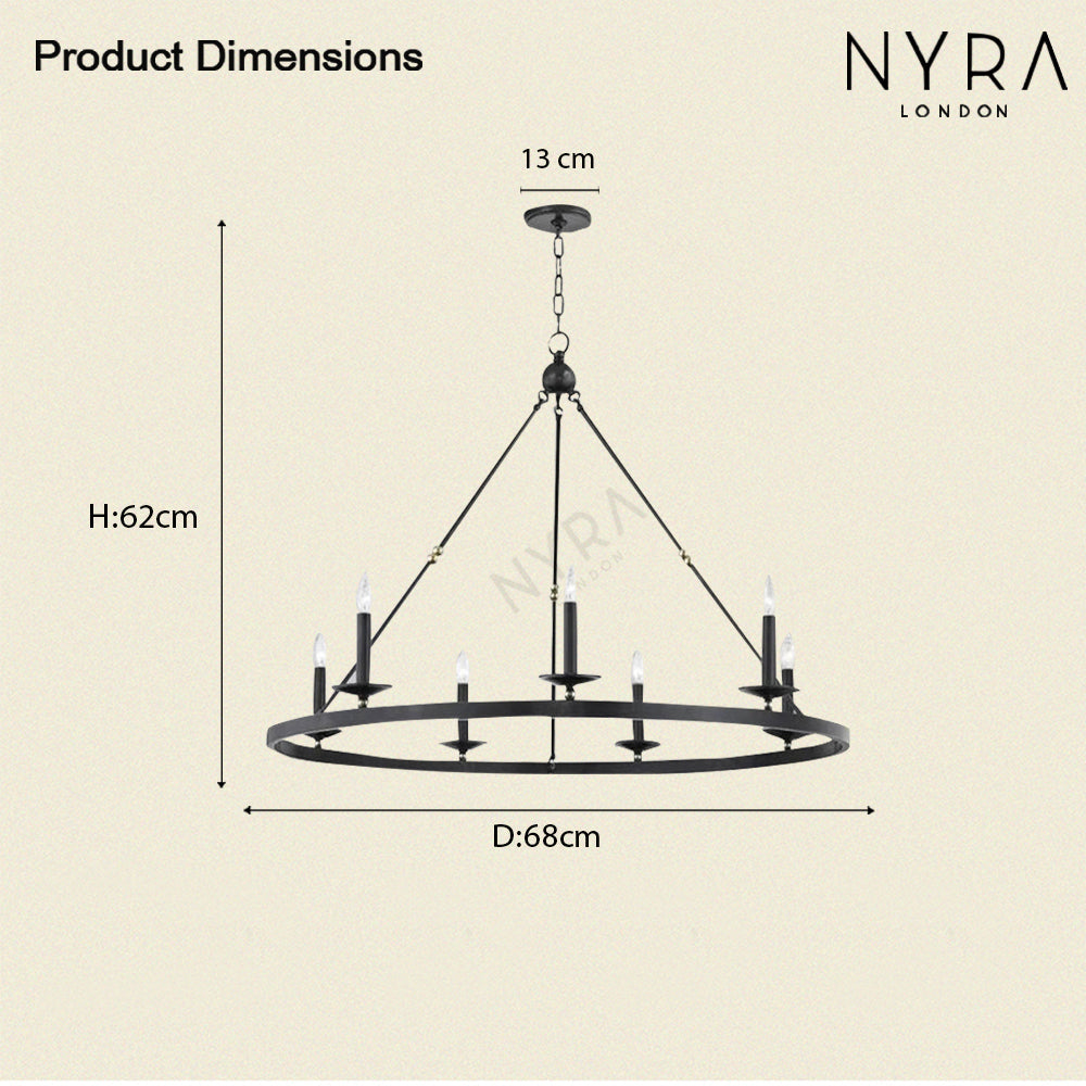 NovaHalo Circular Pendant Light for Dining Rooms and Islands