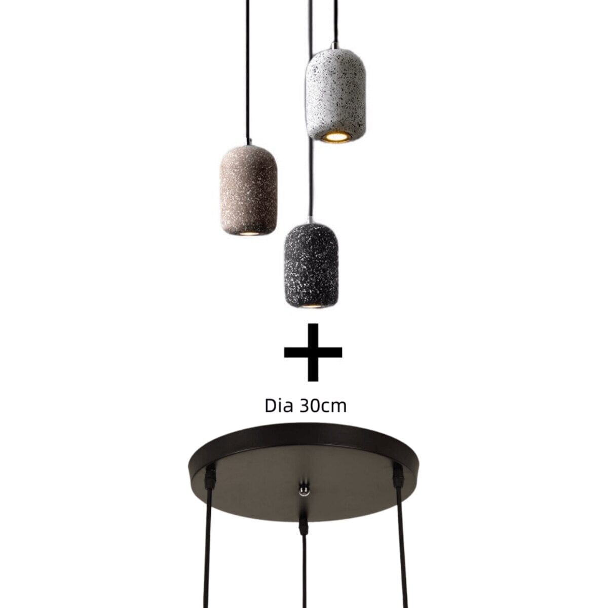 Asteris Cement Pendant Light For Nordic Modern Homes