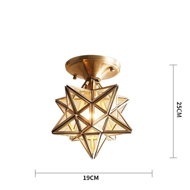 American Copper Vintage Ceiling Lights for Rustic Homes