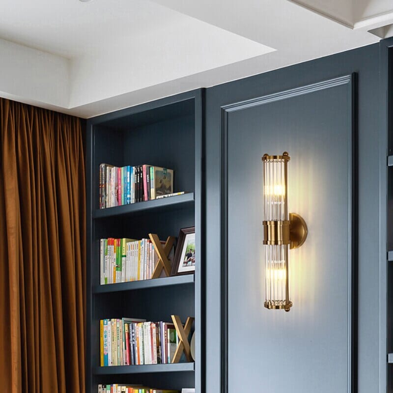 Elara Crystal Wall Lamp For Elegant Living Space Decor