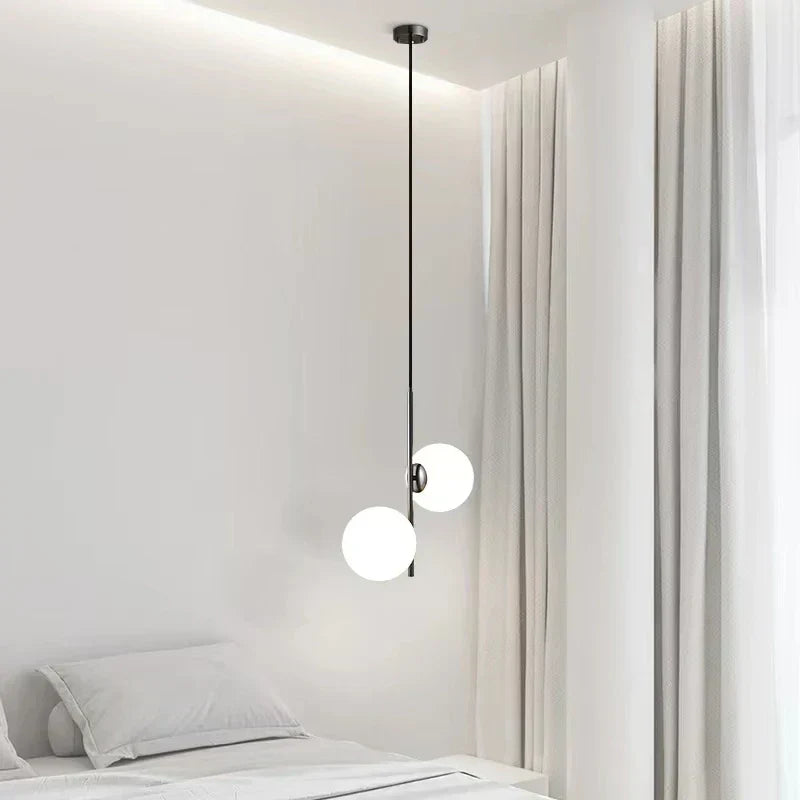 NovaLume Pendant Light Black Metal Adjustable Brightness