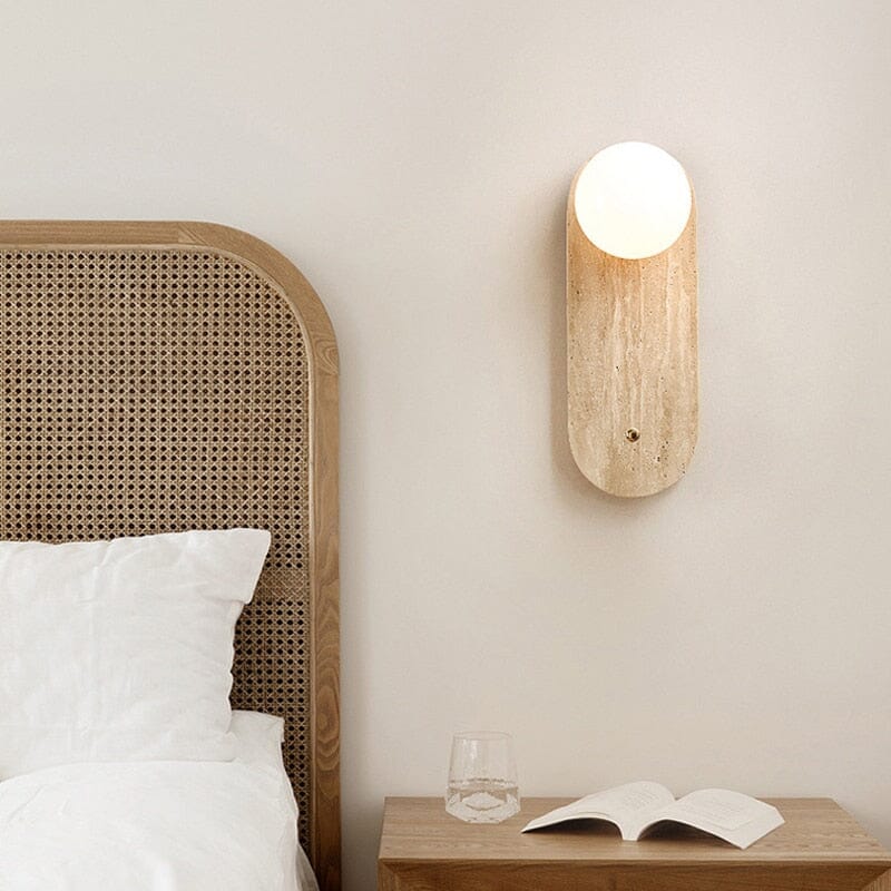 NovaLoom | Marble Glow Lamp for Boho Wabi-Sabi Homes