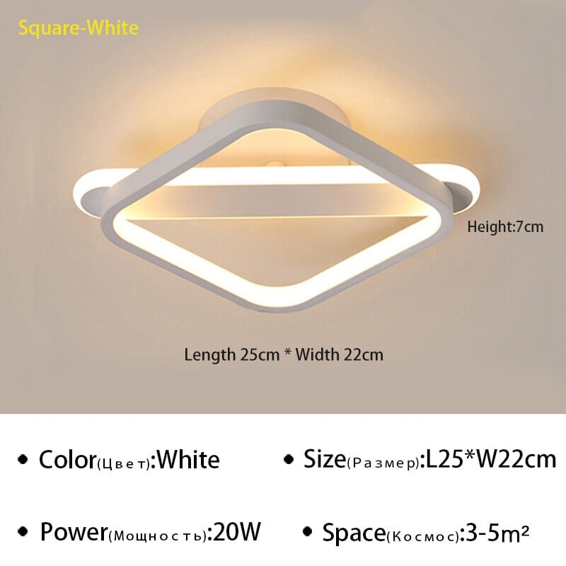 Lumira Aura Premium LED Ceiling Light with Golden Finish