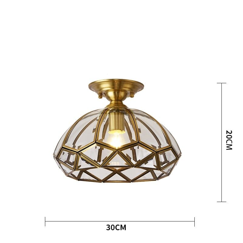 American Copper Vintage Ceiling Lights for Rustic Homes