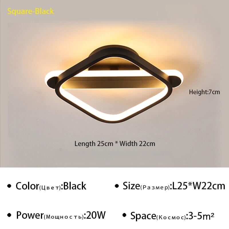 Lumira Aura Premium LED Ceiling Light with Golden Finish